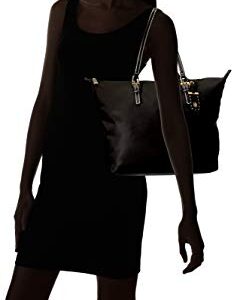 Tommy Hilfiger Women's Julia Tote Bag, Black Nylon