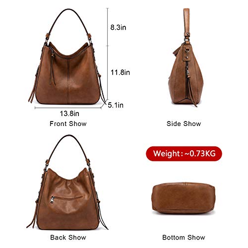 Realer Hobo Handbags Bags Purses for Women Leather Purses and Handbags Pocketbooks Large Crossbody Shoulder Tote Bags