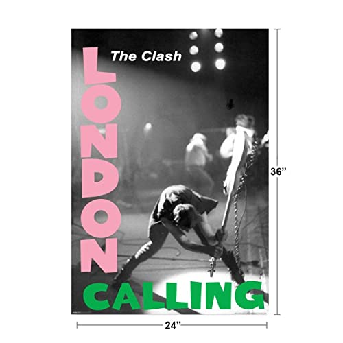 Pyramid America The Clash London Calling Music Cool Wall Decor Art Print Poster 24x36