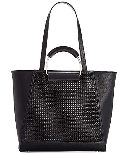 I.N.C. Women`s Ajae Bangle Crochet Tote (Black, One Size)