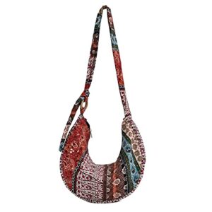 karresly women’s sling crossbody bag ethnic style shoulder bag with adjustable strap(3-511