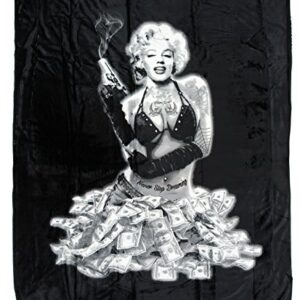 Marilyn Monroe Money Shot Sherpa 50"X60" Blanket