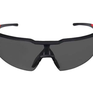 Milwaukee Anti-Fog Safety Glasses Tinted Lens Black/Red Frame 1 pc. - Case of: 1;