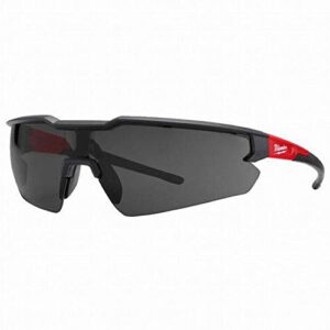 Milwaukee Anti-Fog Safety Glasses Tinted Lens Black/Red Frame 1 pc. - Case of: 1;