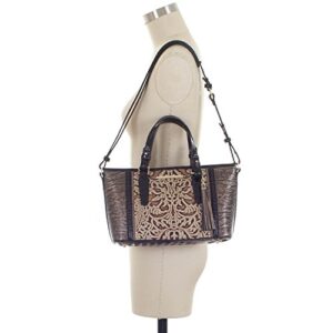 Brahmin Mini Asher Tote Gold Bel Canto