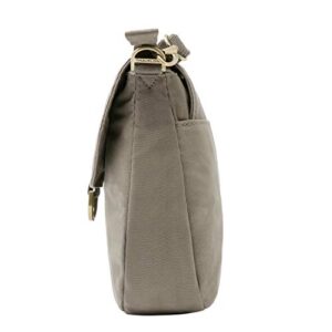 Travelon Anti-Theft Courier Saddle Crossbody, Stone, One Size