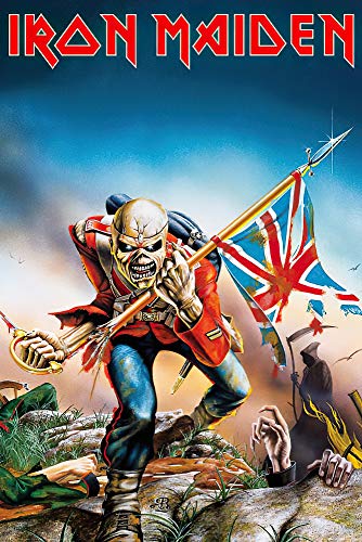 POSTER STOP ONLINE Iron Maiden - Music Poster (Trooper) (Size 24" x 36")