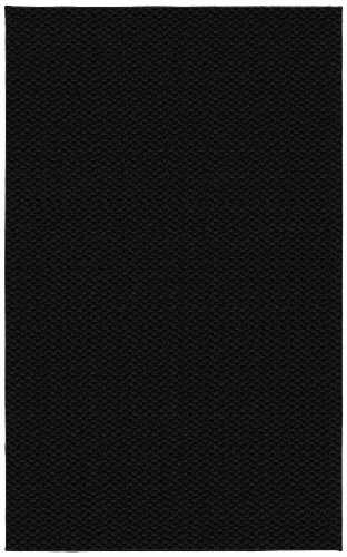 Garland Rug Medallion Area Rug, 9-Feet by 12-Feet, Black