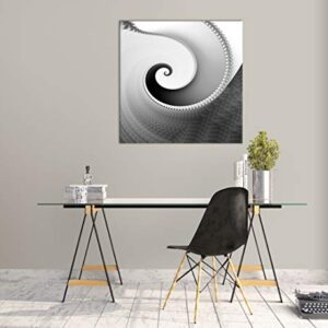 Modern Abstract Wall Art Decor Gray Black and White Artwork Canvas Painting Prints Pictures Home Decor for Living Room Dining Room Bedroom