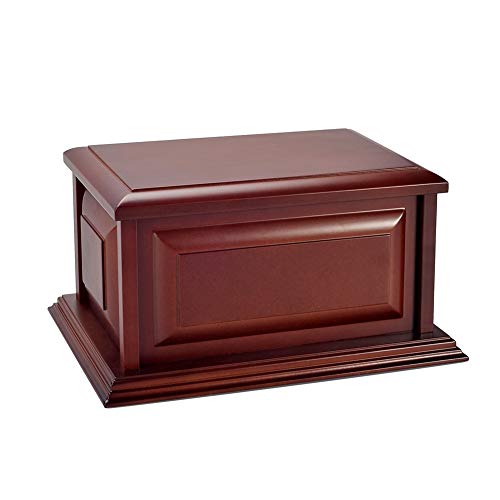 Wood Urn, Professional Wooden Urns for Human Ashes Adult,Burial-Cremation Urns (MDF)