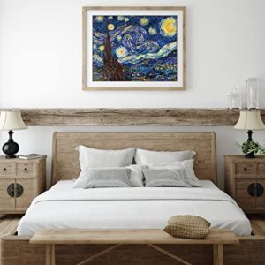 DIAMOND DOTZ Starry Night Van Gogh Diamond Painting Kit 20" x 16" Full Drill