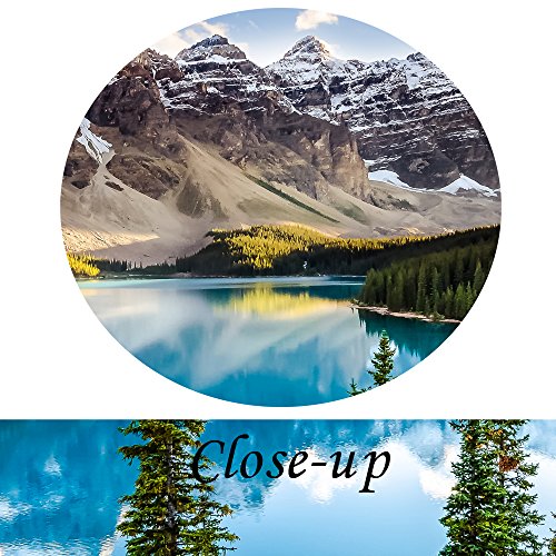 Kreative Arts - 5 Pieces Canvas Prints Wall Art Canada Moraine Lake And Rocky Mountain Landscape Pictures Modern Canvas Painting Giclee Artwork For Home Decoration (Large Size 60x32inch)