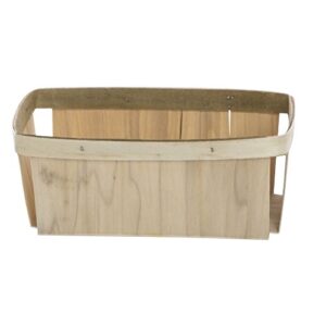 split basket 2 qt rectangular natural wood – 5 1/2″l x 9 3/4″w x 3 1/2″h