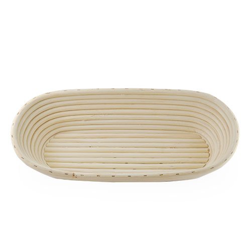 The Lucky Clover Trading Artisan Collection Long Proofing Basket, Natural