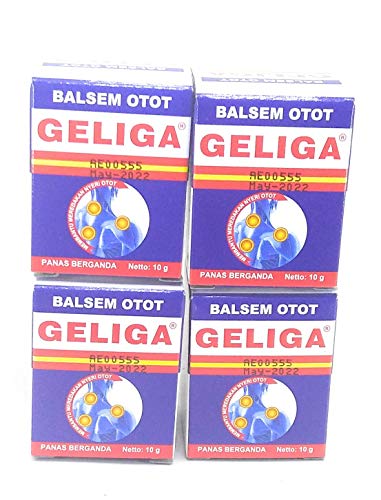 Geliga Muscular Balm Original Eagle Brand- 4 Bottle X 10g