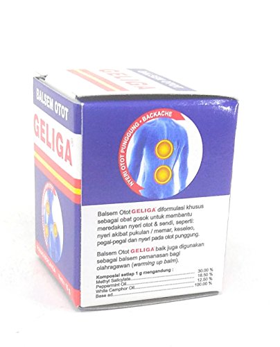 Geliga Muscular Balm Original Eagle Brand- 4 Bottle X 10g