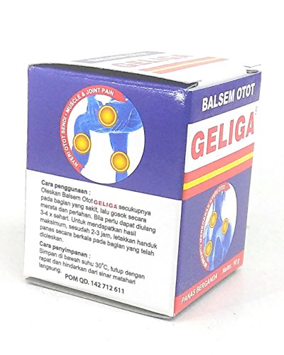 Geliga Muscular Balm Original Eagle Brand- 4 Bottle X 10g