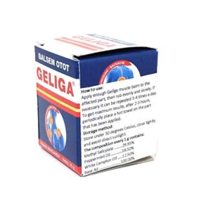 Geliga Muscular Balm Original Eagle Brand- 4 Bottle X 10g