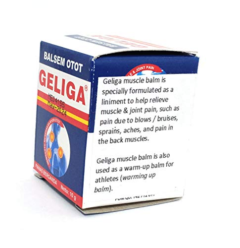 Geliga Muscular Balm Original Eagle Brand- 4 Bottle X 10g