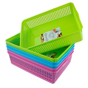 anbers storage baskets/tray baskets, set of 6