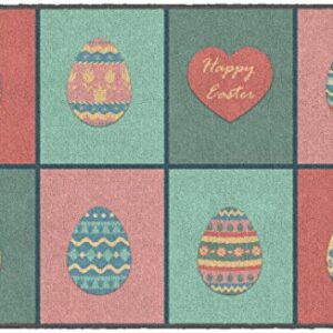 Brumlow Mills Pastel Easter Print Indoor or Outdoor Area Rug for Living Room, Dining, Kitchen Rug, Bedroom or Doorway Mat, 2'6" x 3'10"