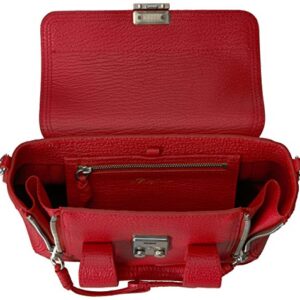 3.1 Phillip Lim Pashli Mini Satchel , red-nickel , One Size