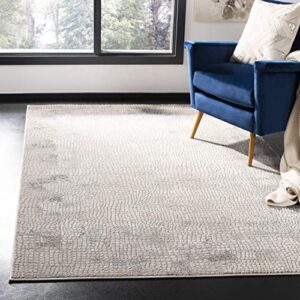 safavieh meadow collection 5’3″ x 7’6″ taupegrey mdw184e modern abstract area rug