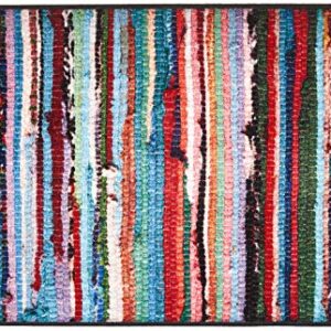 Brumlow Mills Multi-Color Rags Printed Home Décor Area Rug for Living Room, Kitchen Mat, Bedroom, Office or Entryway Rug, 2'6" x 3'10"