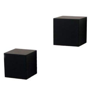 knape & vogt vogt 0129-5bk2 decorative wall cube shelf kit 5 in l x 5 in w, 5″ 5″ w, black