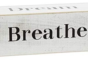 The Bridge Collection Four-Sided Inspirational Wood Block Sign, 6" ('Dream')