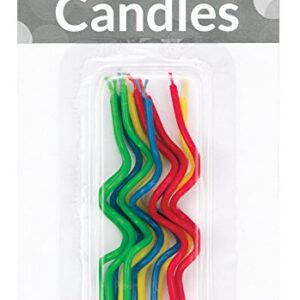Creative Converting Birthday Cake Candle, 3.25", Multicolored