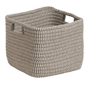 colonial mills carter basket, 15″x15″x16″, grey