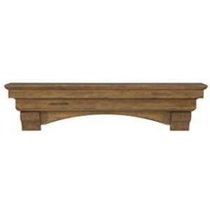 Pearl Mantels 497-60-10 Celeste Mantel Shelf, 60-Inch, Dune Finish