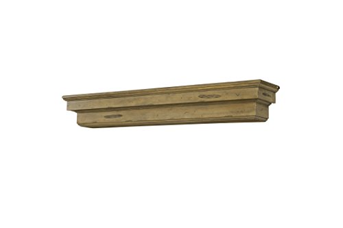 Pearl Mantels 497-60-10 Celeste Mantel Shelf, 60-Inch, Dune Finish