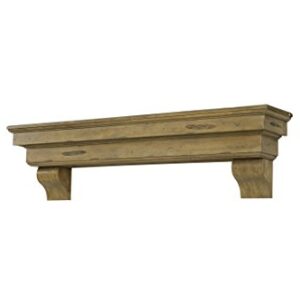 Pearl Mantels 497-60-10 Celeste Mantel Shelf, 60-Inch, Dune Finish