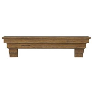 Pearl Mantels 497-60-10 Celeste Mantel Shelf, 60-Inch, Dune Finish