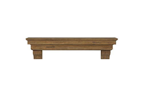 Pearl Mantels 497-60-10 Celeste Mantel Shelf, 60-Inch, Dune Finish