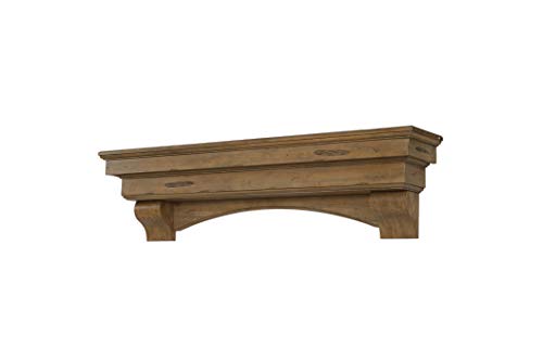 Pearl Mantels 497-60-10 Celeste Mantel Shelf, 60-Inch, Dune Finish