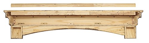 Pearl Mantels 497-60-10 Celeste Mantel Shelf, 60-Inch, Dune Finish