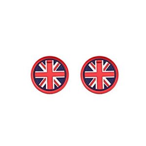 VCiiC (2 73mm Red Union Jack UK Flag Style Soft Silicone Cup Holder Coasters for Mini Cooper R55 R56 R57 R58 R59 Front Cup Holders