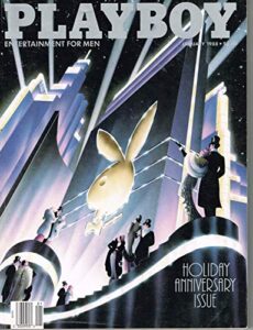 playboy january 1988 holiday anniversary issue – arnold schwarzenegger single issue magazine – 1900