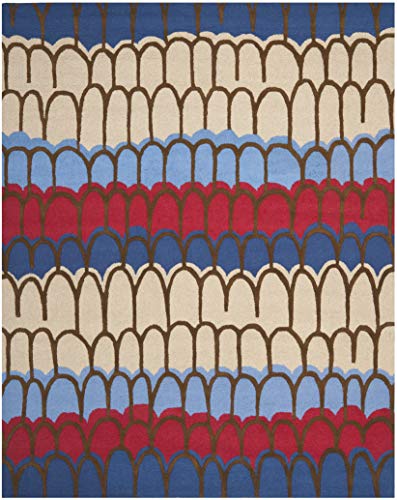 SAFAVIEH Kids Collection 8' x 10' Blue/Multi SFK353A Handmade Wool Area Rug