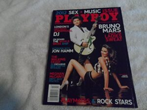 playboy magazine, entertainment for men april, 2012 playmates & rock stars