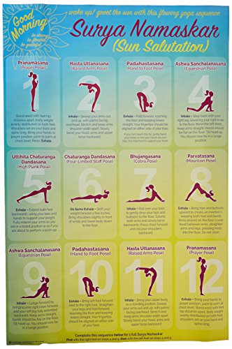Yoga Sun Salutation Poster Print (24 x 36) (Unframed)
