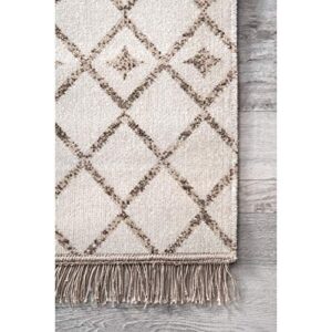 nuLOOM Rosalie Trellis Indoor/Outdoor Area Rug, 8' x 10', Beige