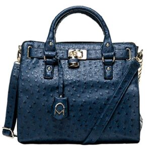 Noble Mount Temira Tote Handbag - Dark Blue