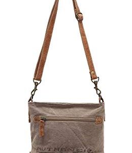 Myra Bags Ferris Wheel Upcycled Canvas Crossbody Bag S-1034