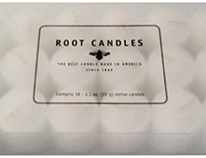 Root 18 Count Unscented 10 Hour Votive Candles