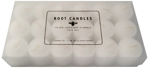 Root 18 Count Unscented 10 Hour Votive Candles