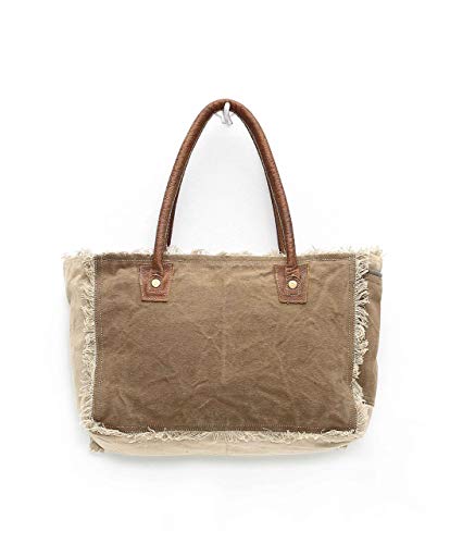 Myra Bags Sel De Mer Upcycled Canvas Hand Bag S-1046